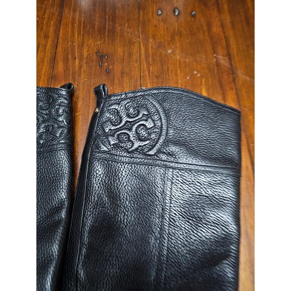 TORY BURCH MARLENE LEATHER RIDING BOOTS 6.5 - Picture 2 of 12